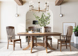 Solid Hardwood Dining Room Table Furniture Store Indianapolis Indiana Baytown Pedestal