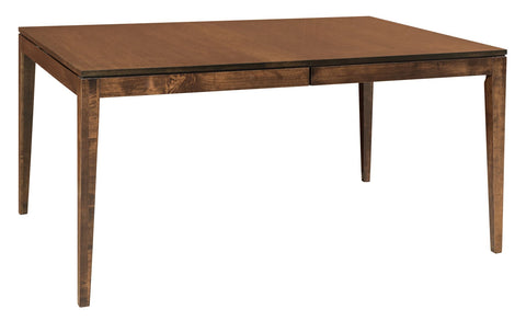 Solid Hardwood Dining Room Table Furniture Store Indianapolis Indiana Bedford Hills Leg Table 