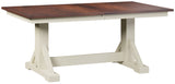 Solid Hardwood Dining Room Table Furniture Store Indianapolis Indiana Chesapeake Trestle