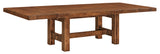 Solid Hardwood Dining Room Table Furniture Store Indianapolis Indiana Wellington Trestle