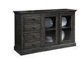 Solid Hardwood Buffet Hutch USA Made Dining Room Furniture HomePlex Furniture Featuring USA Made Quality Furniture