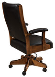 Solid Hardwood Roxbury Office Chair - HomePlex Furniture Featuring USA Made Quality Furniture