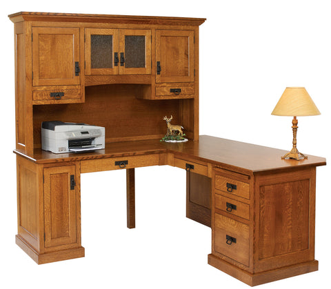 Solid Hardwood Office Furniture Executive Desk HomePlex Furniture Featuring Quality USA Furntiure Indianapolis Indiana