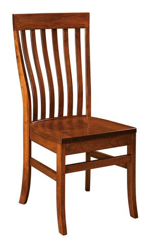 Solid Hardwood Dining Room Theodore Chair - HomePlex Furniture Featuring USA Made Quality Furniture