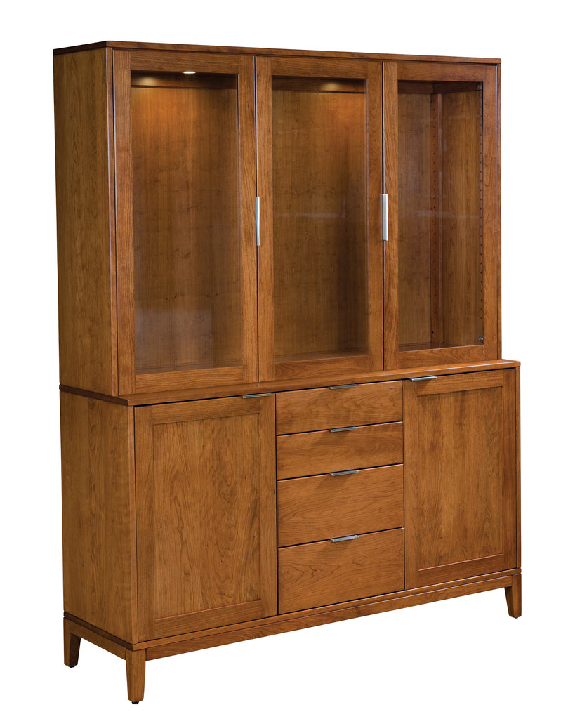 Amish Solid Hardwood Urbana Buffet & Hutch