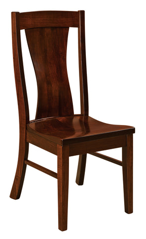Solid Hardwood Dining Room Westin Chair - HomePlex Furniture Featuring USA Made Quality Furniture