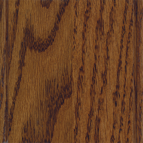 Copper on Oak wood finish sample