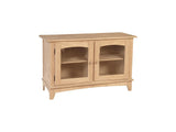 Solid Wood TV Console at HomePlex Furniture Featuring USA Made Indianapolis Indiana