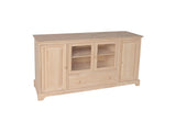  Solid Wood TV Console at HomePlex Furniture Featuring USA Made Indianapolis Indiana