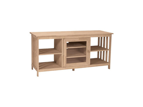 Solid wood mission online tv stand