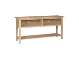  Solid Wood TV Console at HomePlex Furniture Featuring USA Made Indianapolis Indiana